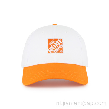 100% geborstelde katoenen hoed hoge standaard baseballcap